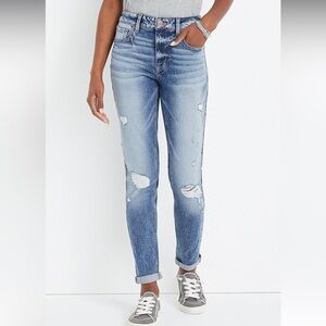 m jeans by maurices™ Boyfriend High Rise Ripped Jean